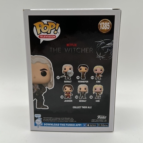 Funk Pop! #1385 Geralt The Witcher Netflix NEW - Picture 2 of 4